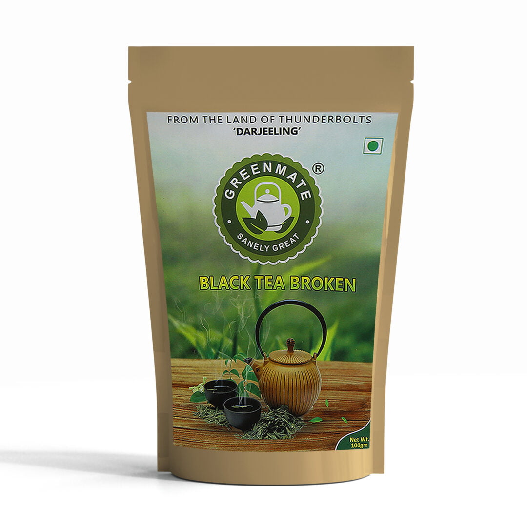Greenmate Darjeeling Black Tea Broken Leaves-100gm - Image 3