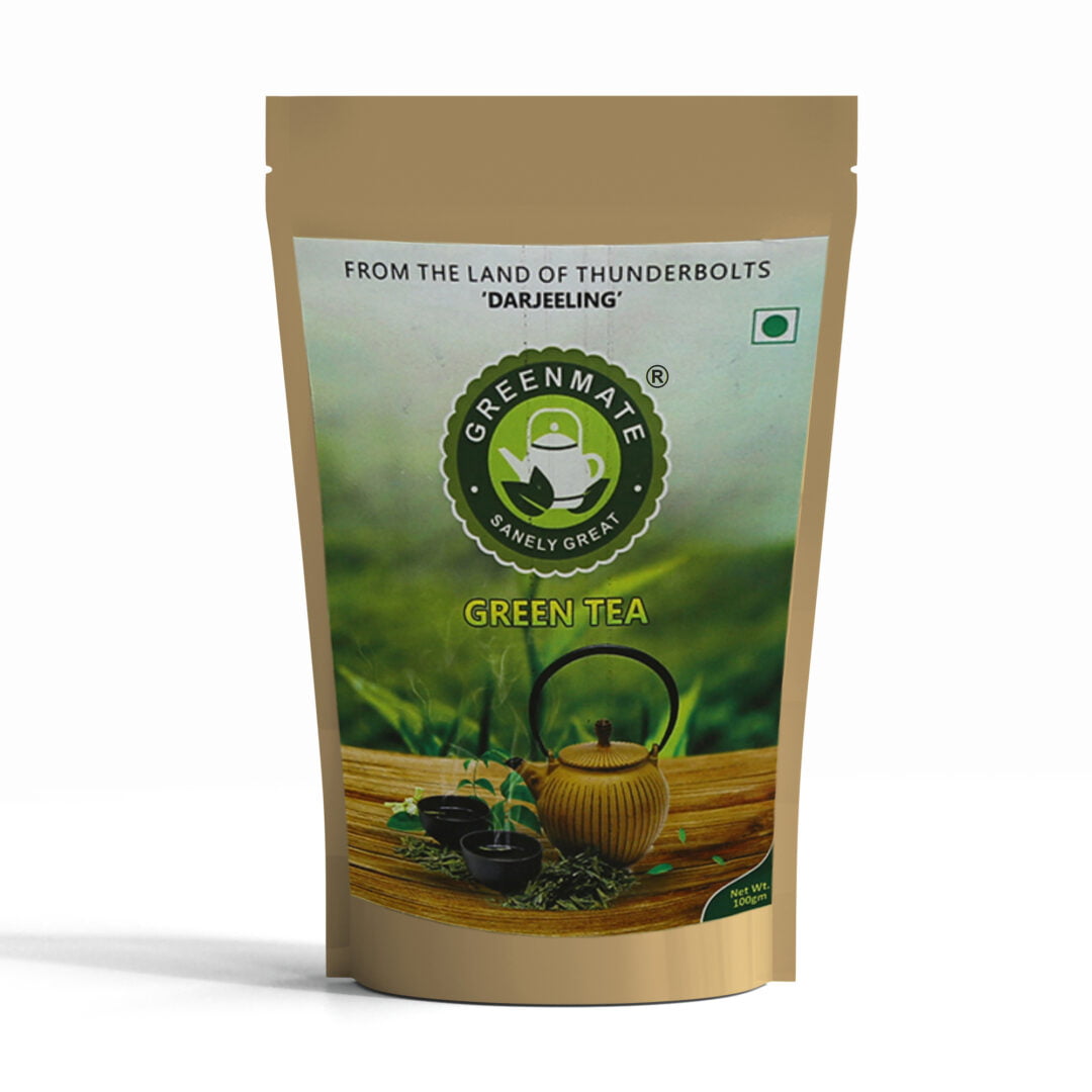 Greenmate Darjeeling Green Tea Leaves-100gm - Image 3